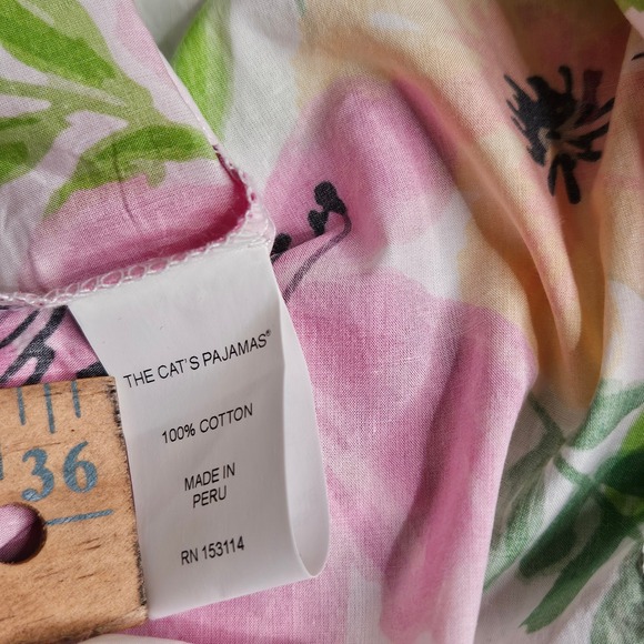 The Cats Pajamas Floral Hummingbird Set Women's Size S Sleepwear - Picture 14 of 15